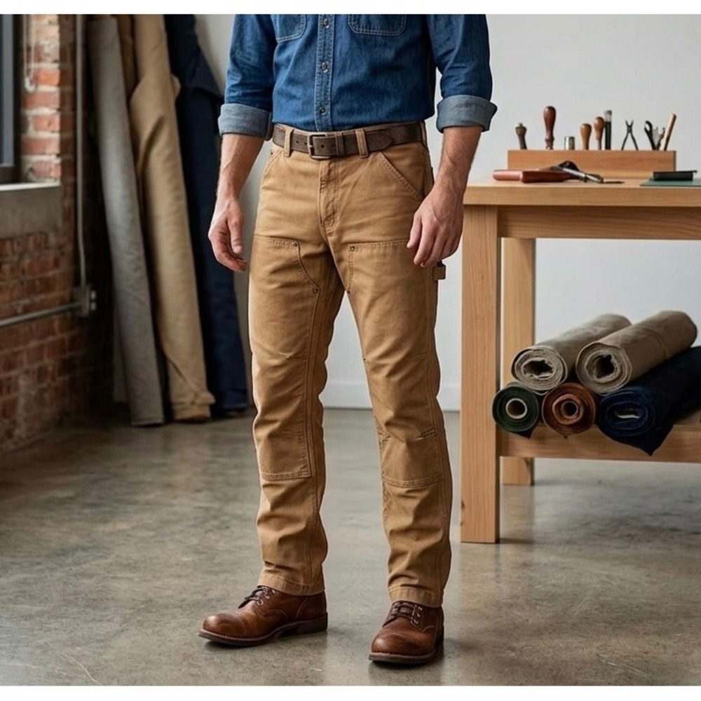 Carhartt Rugged Flex Relaxed Fit Canvas Double-Front Utility Work Pants (31x32)